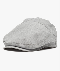 GEMO Casquette homme plate avec visière rigide gris standard