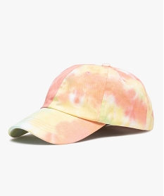 casquette femme en toile effet tie and dye multicoloreG022901_1