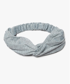 GEMO Bandeau femme effet drapé avec nœud Gris