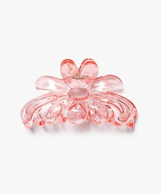 pince crabe femme en plastique translucide roseG027501_1