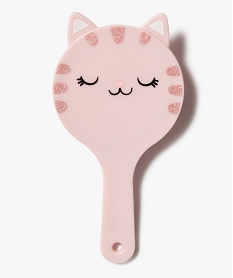 GEMO Brosse à cheveux pneumatique en forme de tête de chat Rose