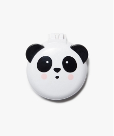 GEMO Brosse de sac femme avec motif panda Noir