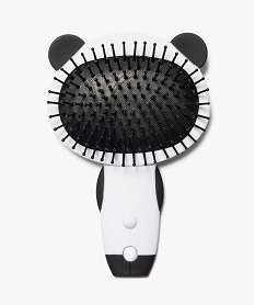 GEMO Brosse à cheveux femme en forme de panda Noir