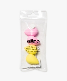 GEMO Éponge à maquillage de précision format mini (lot de 4) Multicolore