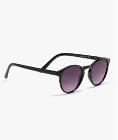 GEMO Lunettes de soleil femme forme pantos Noir