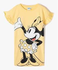 GEMO Chemise de nuit fille avec motif Minnie - Disney Jaune