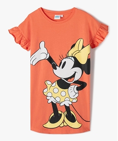 GEMO Chemise de nuit fille avec motif Minnie - Disney Rouge
