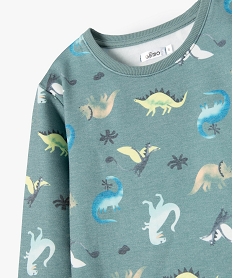 pyjama garcon effet depareille motif dinosaures imprimeG045301_2