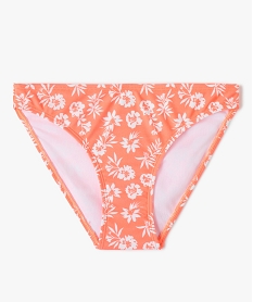 GEMO Slip de bain fille à motifs fleuris Imprimé