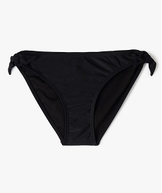 bas de maillot de bain fille noue sur les cotes noirG051901_1