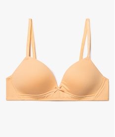 GEMO Soutien-gorge avec bonnets paddés et bretelles multipositions fille Orange