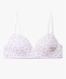 GEMO Soutien-gorge fille avec bonnets paddés Imprimé