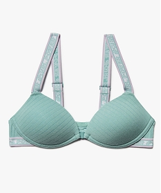 GEMO Soutien-gorge fille paddé avec fermeture devant Vert