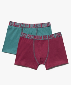 GEMO Boxer homme à ceinture imprimée (lot de 2) kaki chine
