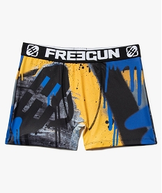 GEMO Boxer homme avec motifs urbains - Freegun Multicolore