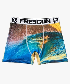 GEMO Boxer homme avec motifs abstraits - Freegun Multicolore