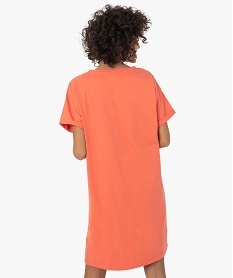 chemise de nuit femme avec motif minnie - disney orangeG066201_3