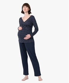 pyjama de grossesse et dallaitement imprime pyjamas ensembles vestesG067601_1