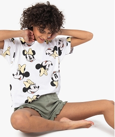 pyjashort femme avec motif minnie - disney vertG068401_1