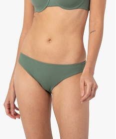 GEMO Bas de maillot de bain femme forme culotte Vert