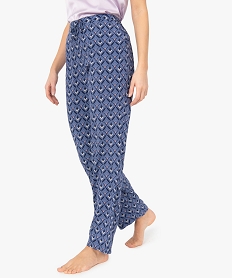 GEMO Pantalon de pyjama femme imprimé Imprimé