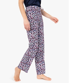pantalon de pyjama femme imprime imprime bas de pyjamaG072401_1