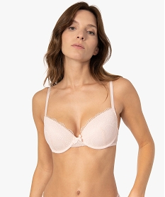 GEMO Soutien-gorge corbeille en dentelle à armatures Violet