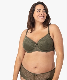 soutien-gorge grande taille a armatures et coques fines vert sous-vetementsG084201_1