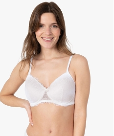GEMO Soutien-gorge post-opératoire en avec bonnets paddés blanc standard