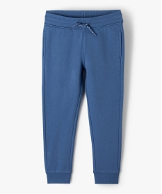 GEMO Pantalon de jogging avec intérieur molletonné garçon Bleu