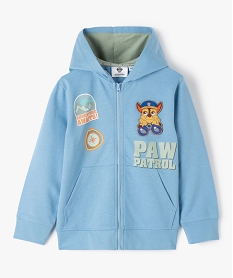 GEMO Sweat garçon zippé à capuche - La PatPatrouille Bleu