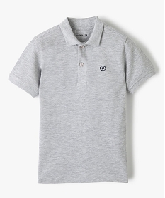 TOILE ARGENT POLO GRIS CHINE MOYE