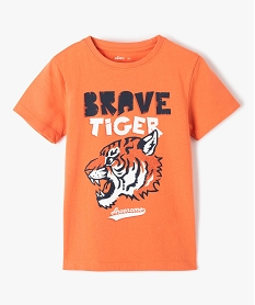 TEE-SHIRT IMPRIME TEE-SHIRT ORANGE