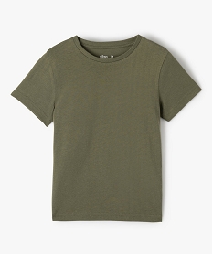 GEMO Tee-shirt à manches courtes uni garçon Vert