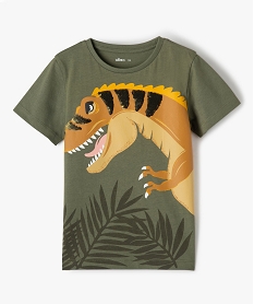 tee-shirt garcon dinosaure a sequins reversibles vertG103501_1