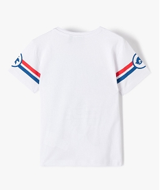 tee-shirt garcon a manches courtes imprime - sonic blanc tee-shirtsG104701_3