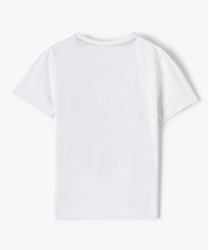 tee-shirt garcon a manches courtes motif en relief - spiderman blanc tee-shirtsG104901_3