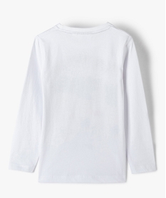 tee-shirt garcon a manches longues imprime - la patpatrouille blancG108101_3