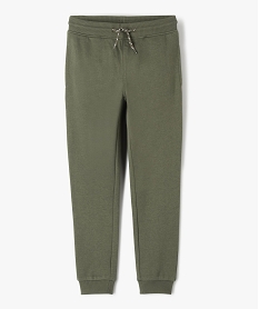 GEMO Pantalon de jogging avec intérieur molletonné garçon Vert