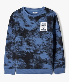 GEMO Sweat garçon avec motif urbain Bleu