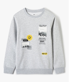 GEMO Sweat garçon avec motif urbain Multicolore