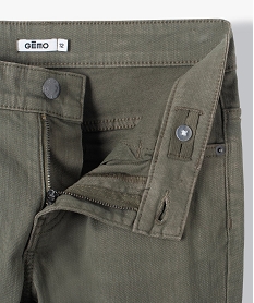 pantalon garcon style jean slim 5 poches vertG112101_2