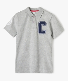 GEMO Polo garçon en maille piquée imprimée - Camps United Multicolore