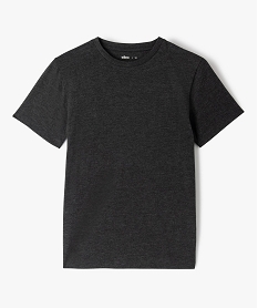 GEMO Tee-shirt à manches courtes uni garçon Gris