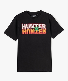 GEMO Tee-shirt garçon à manches courtes  imprimé - Hunter x Hunter Noir