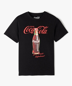GEMO Tee-shirt garçon à manches courtes imprimé - Coca Cola Noir