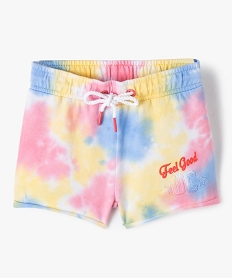 GEMO Short fille en maille tie-and-dye - Camps United Multicolore