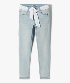 jean fille delave coupe skinny – lulucastagnette bleu jeansG130601_1