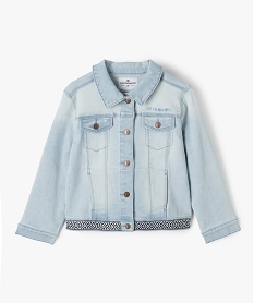 GEMO Veste en jean fille coloris délavé – LuluCastagnette Bleu