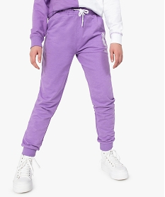 pantalon de jogging fille avec logo patine – camps united violetG156401_1
